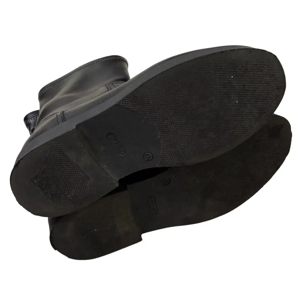 Coach And Four Leather Kaity Bootie Black Size 7.5 - Picture 4 of 6